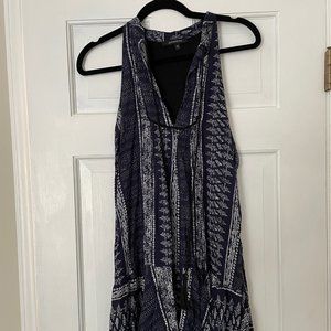 Navy bandana print dress - size medium